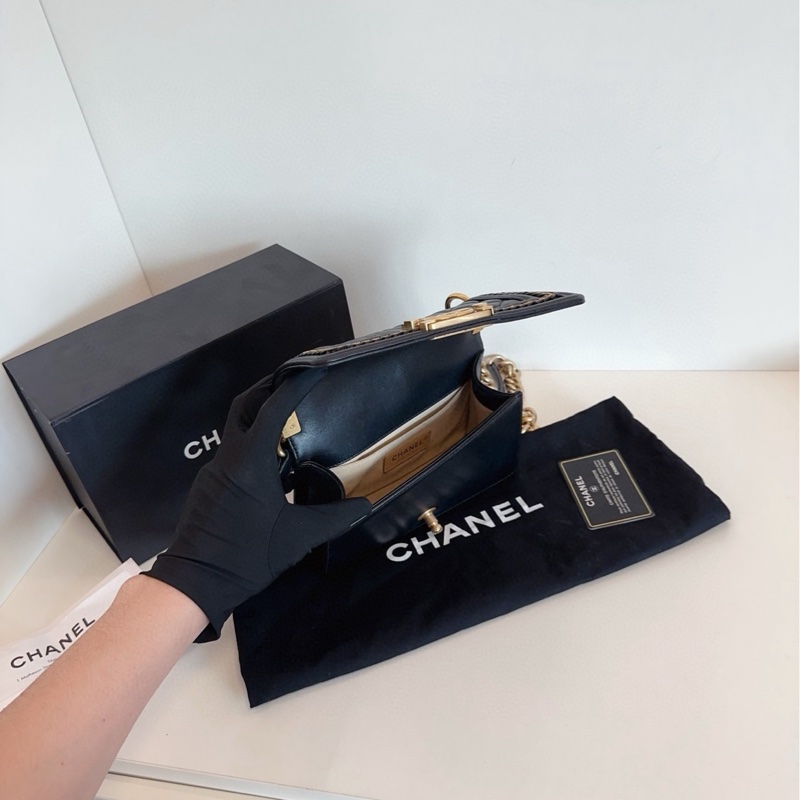 【99新🆕】Chanel 宮廷系列限定💍黑金Leboy小號 small-6