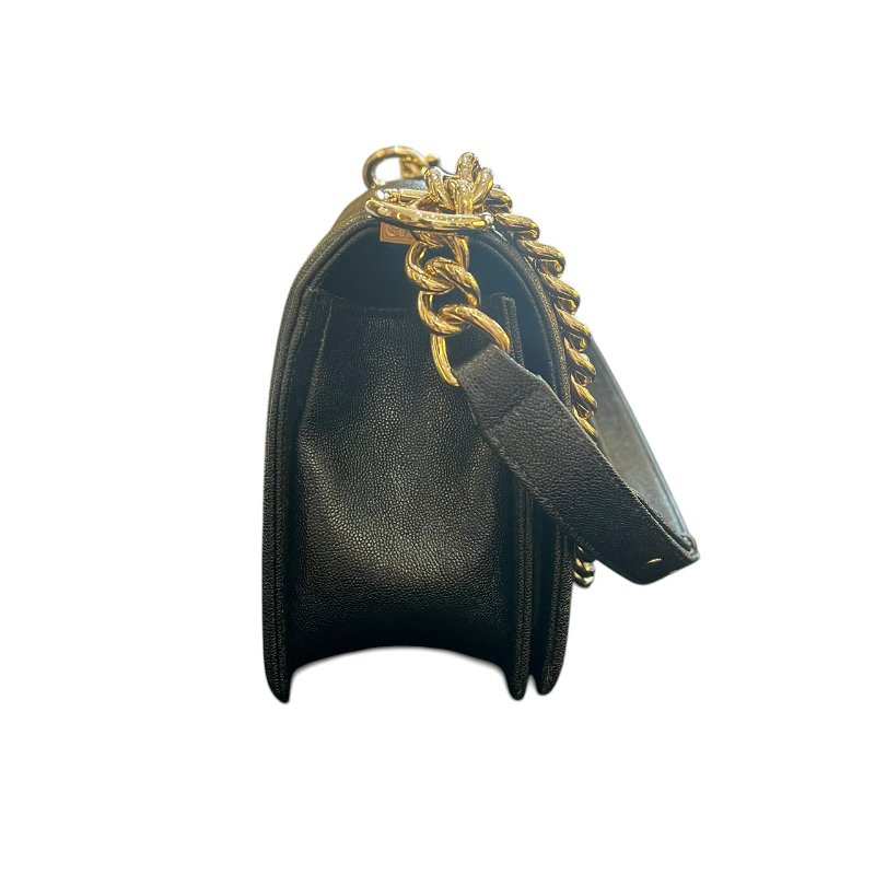 【美收精品】CHANEL黑金色肩背包 5-219-4