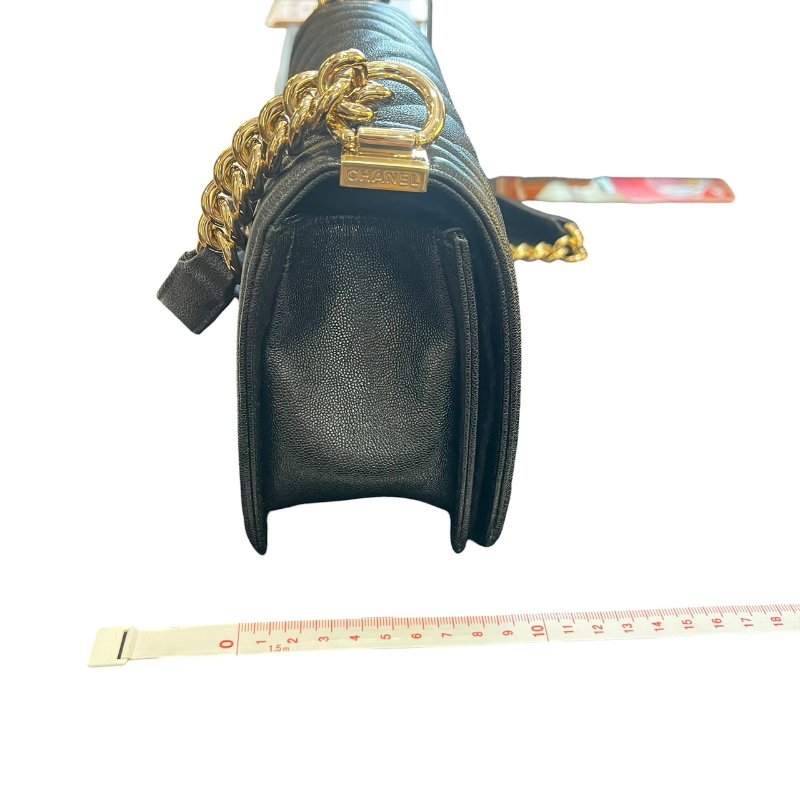 【美收精品】CHANEL黑金色肩背包 5-219-18