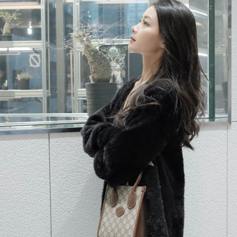 GUCCI Mini tote - 烏木-13