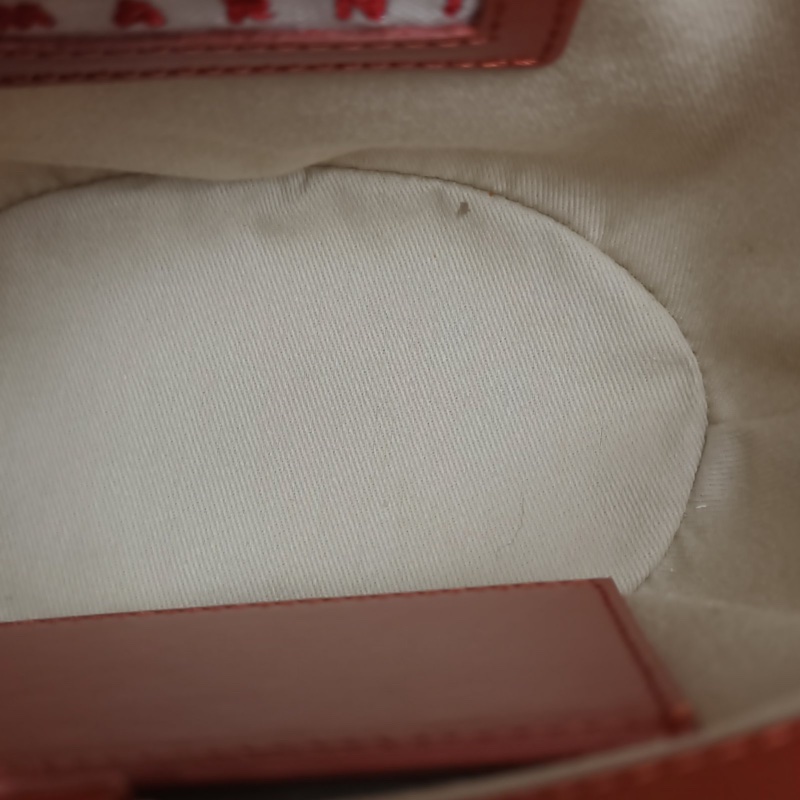 MARNI 編織lOGO刺繡菜籃子斜挎包MINI拼沙拉菲草限量秀款-4