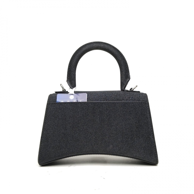 BALENCIAGA Hourglass沙漏XS碼黑色牛皮滿天星-2