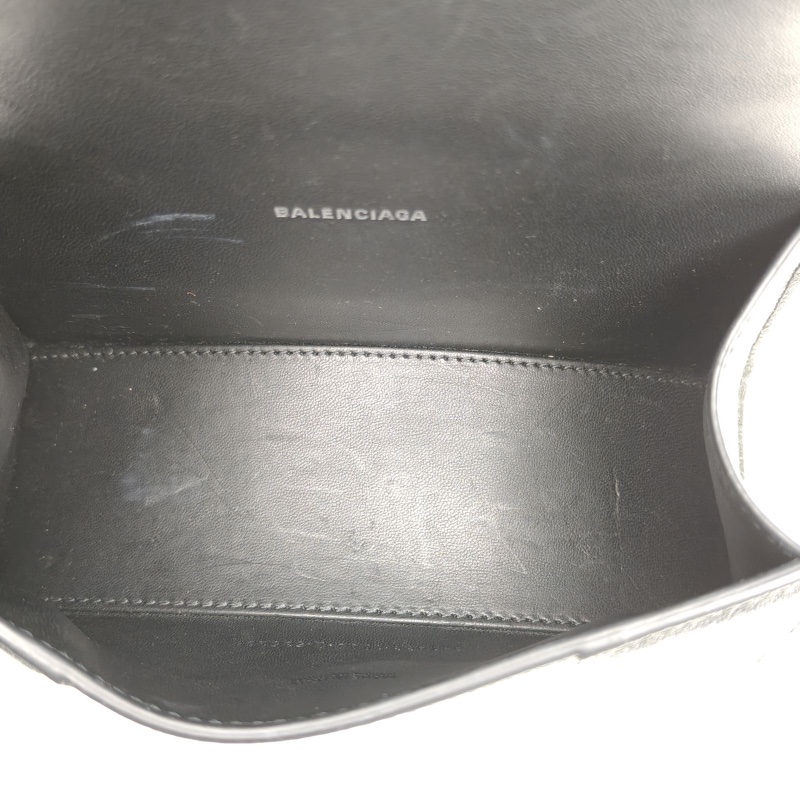 BALENCIAGA Hourglass沙漏XS碼黑色牛皮滿天星-5