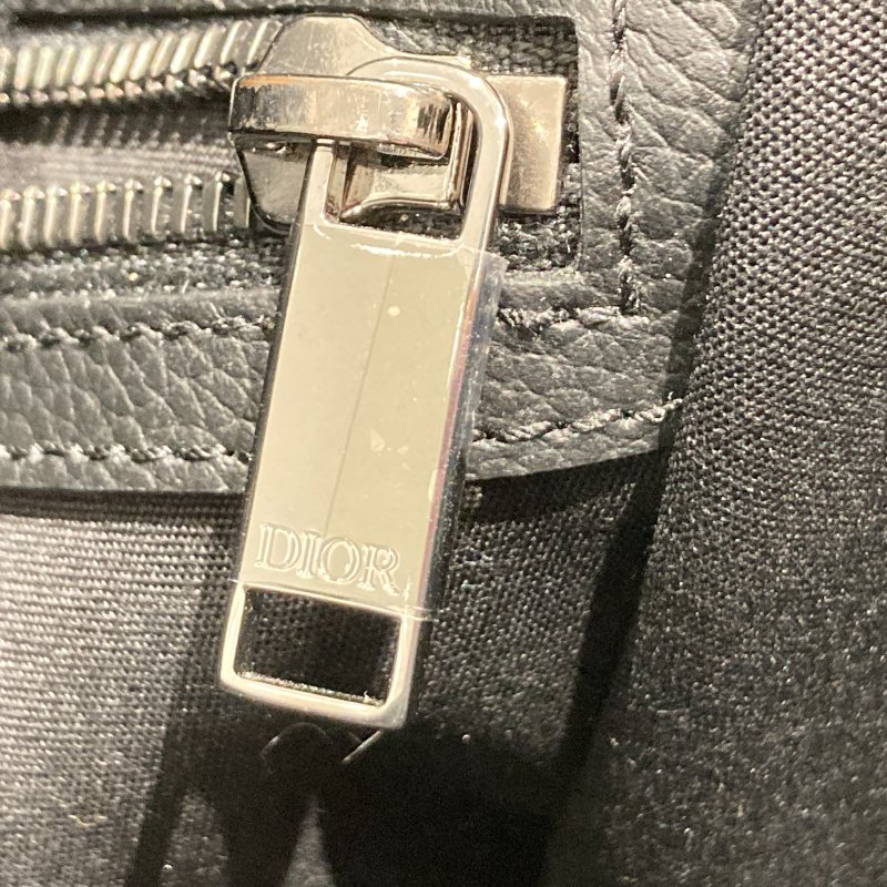 DIOR 迪奧 SADDLE TOTE BAG 手提包/側背包 荖花 黑色-15