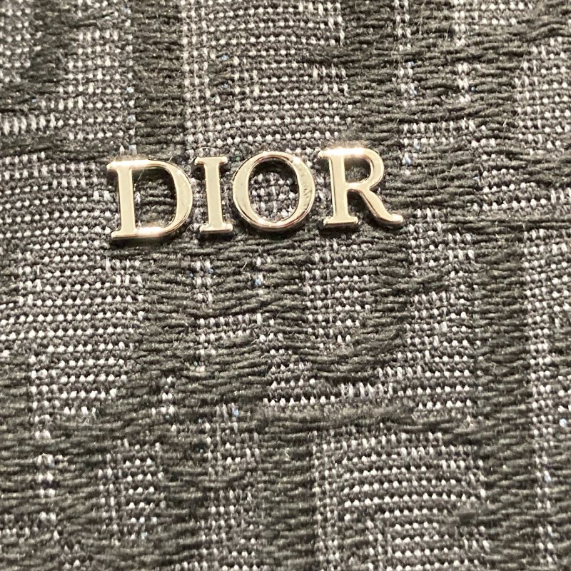 DIOR 迪奧 SADDLE TOTE BAG 手提包/側背包 荖花 黑色-16