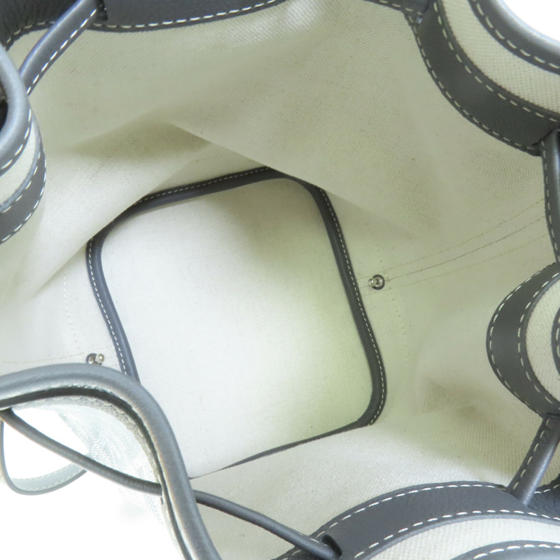 GOYARD 塗層帆布Petit Flot PM Bucket Bag銀扣肩背袋-5