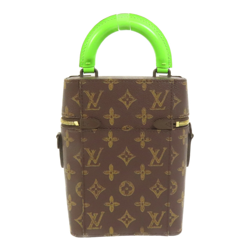 LOUIS VUITTON Monogram Vertical Box Trunk金扣手挽肩背兩用袋-1