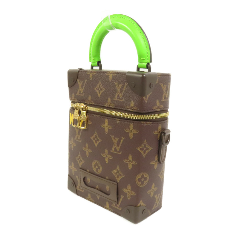 LOUIS VUITTON Monogram Vertical Box Trunk金扣手挽肩背兩用袋-2