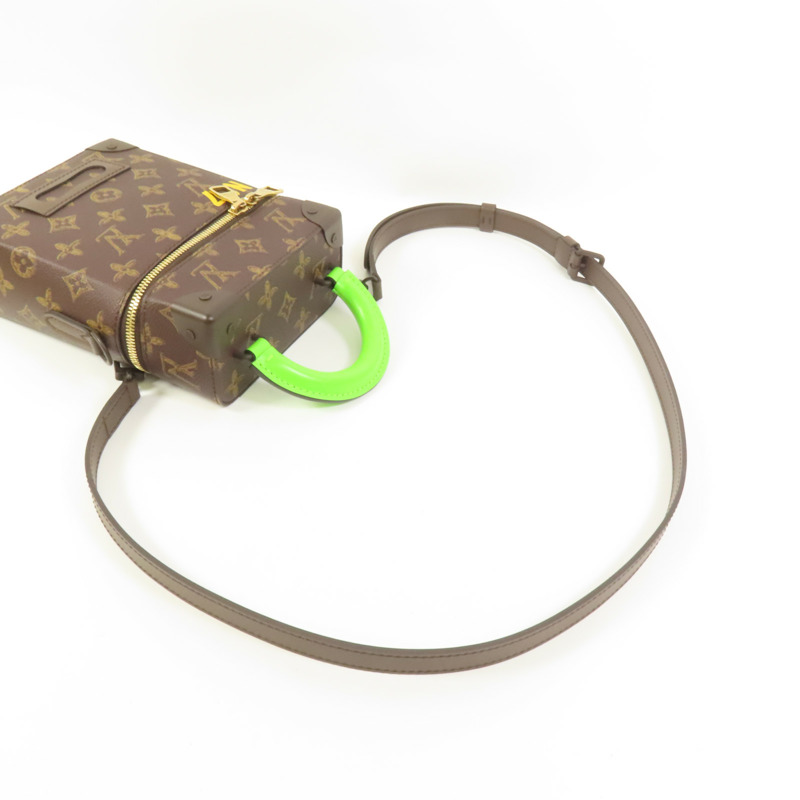 LOUIS VUITTON Monogram Vertical Box Trunk金扣手挽肩背兩用袋-5
