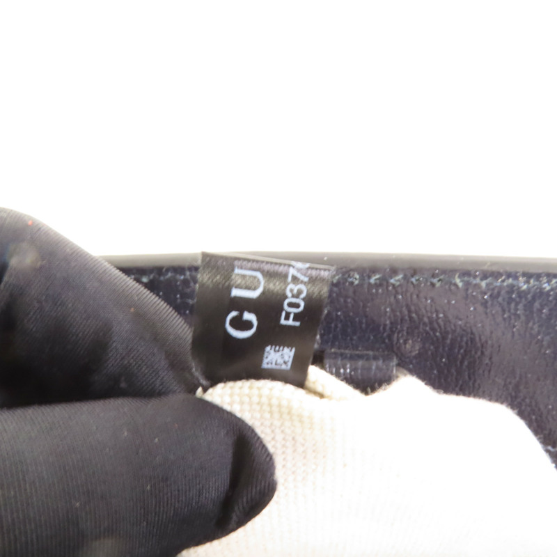 GUCCI 塗層帆布Interlocking G Medium Tote銀扣手挽肩背兩用袋-9