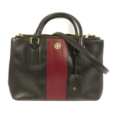 Tory Burch 牛皮皮革Robinson Double Zip Tote金扣手挽肩背兩用袋