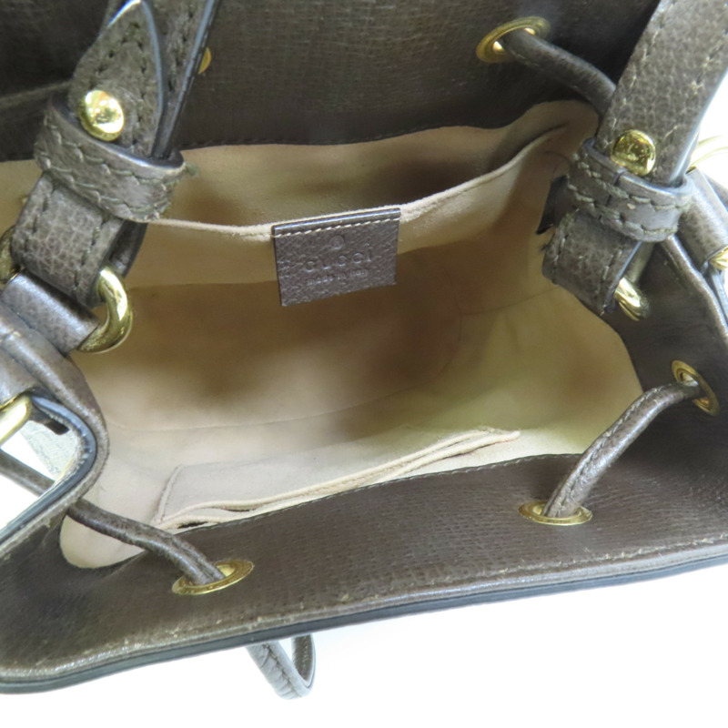 GUCCI 塗層帆布Ophidia GG Bucket Bag金扣手挽肩背兩用袋-5