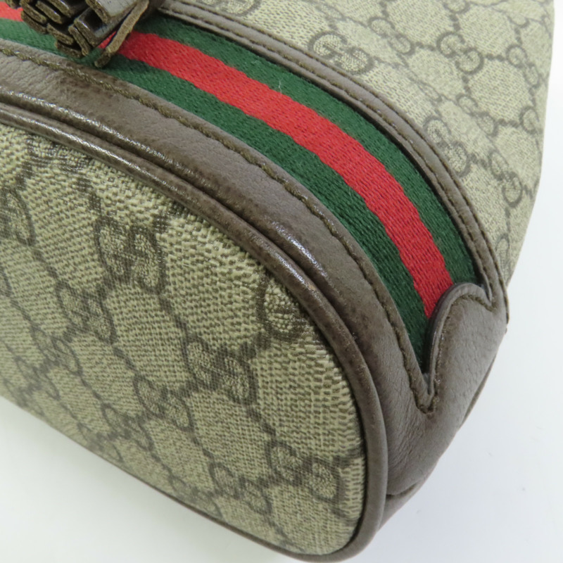 GUCCI 塗層帆布Ophidia GG Bucket Bag金扣手挽肩背兩用袋-10