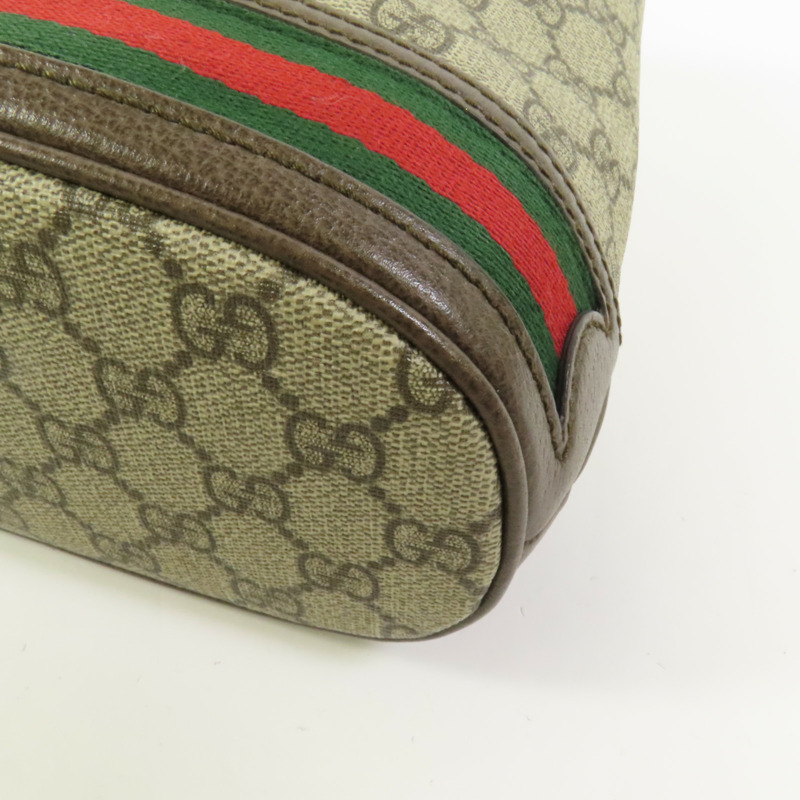 GUCCI 塗層帆布Ophidia GG Bucket Bag金扣手挽肩背兩用袋-11
