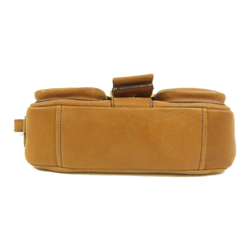 PRADA 牛皮皮革Shoulder Bag金扣肩背袋-3