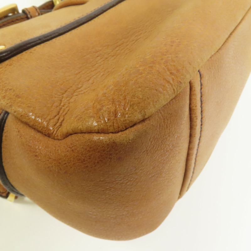 PRADA 牛皮皮革Shoulder Bag金扣肩背袋-13