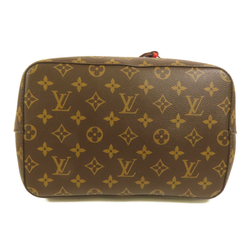 LOUIS VUITTON Monogram Neo Noe Bucket Bag金扣肩背袋Coquelicot-3