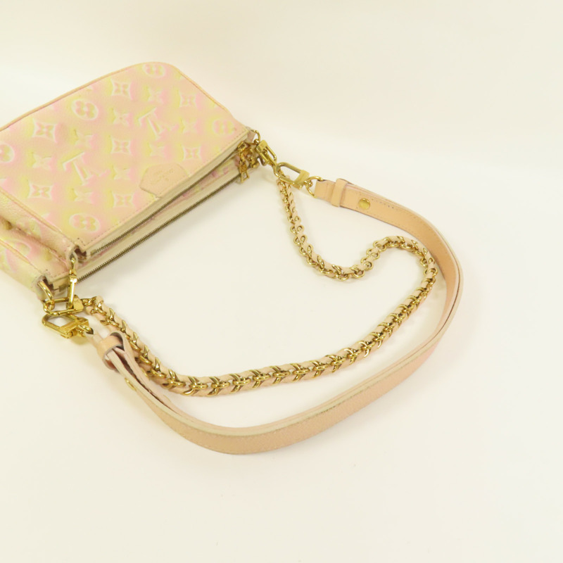 LOUIS VUITTON Monogram Empreinte Multi Pochette Accessoires手挽肩背兩用袋-5