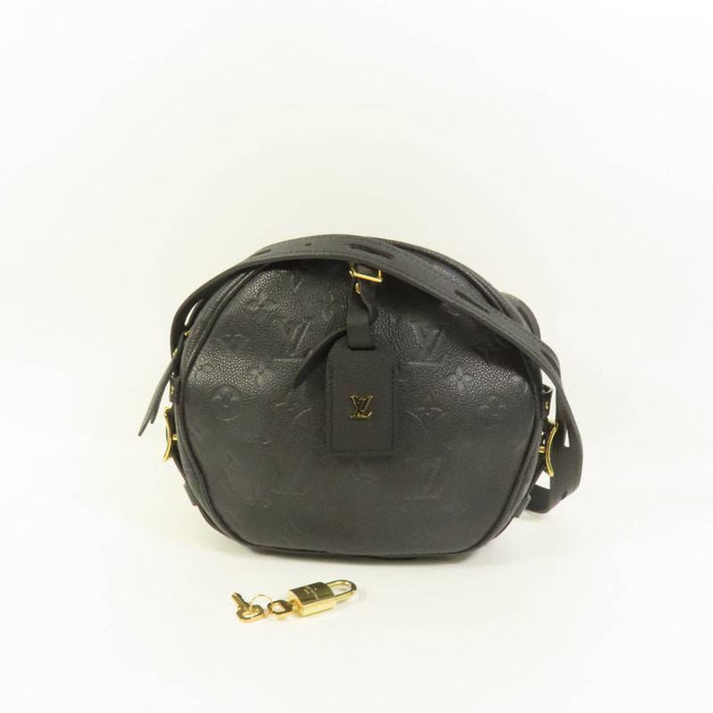 LOUIS VUITTON Monogram Empreinte Boite Chapeau Souple MMBoite Chapeau Souple MM金扣肩背袋-10