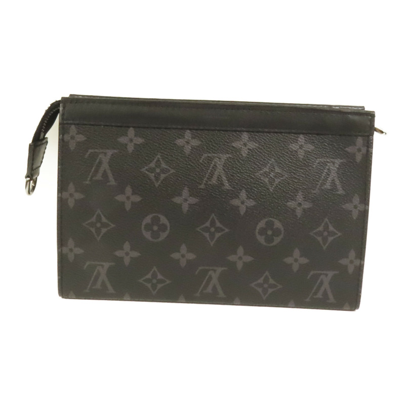 LOUIS VUITTON Monogram Eclipse Gaston銀扣肩背袋-1