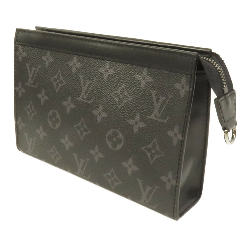 LOUIS VUITTON Monogram Eclipse Gaston銀扣肩背袋-2