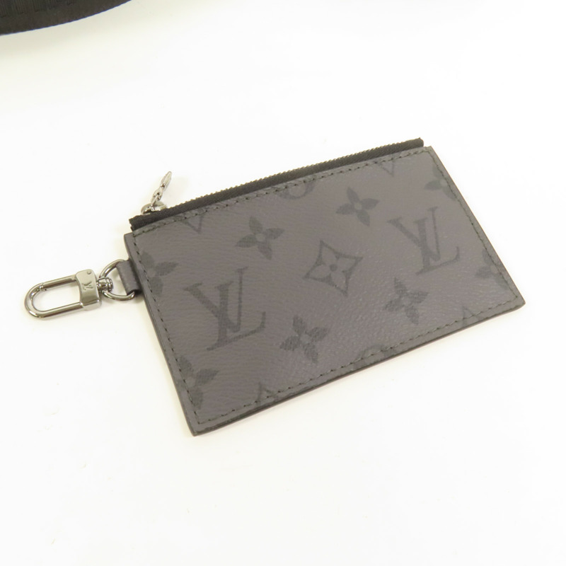 LOUIS VUITTON Monogram Eclipse Gaston銀扣肩背袋-6
