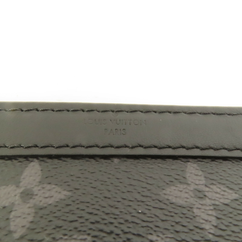 LOUIS VUITTON Monogram Eclipse Gaston銀扣肩背袋-8