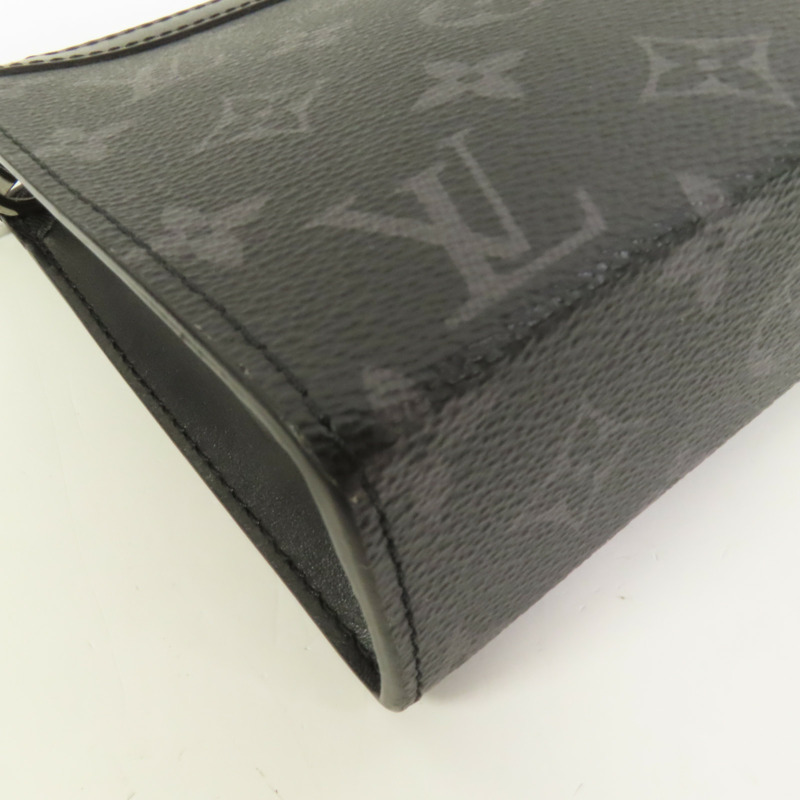 LOUIS VUITTON Monogram Eclipse Gaston銀扣肩背袋-13