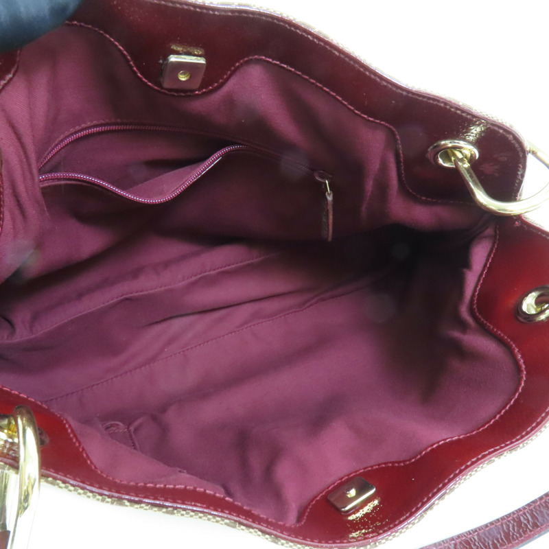 GUCCI 帆布Shoulder Bag金扣肩背袋-4