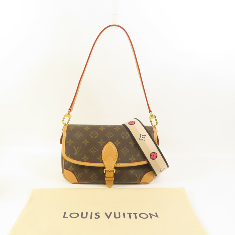 LOUIS VUITTON Monogram Diane金扣手挽肩背兩用袋-11