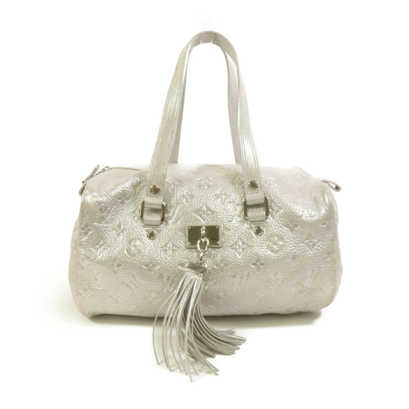 LOUIS VUITTON Monogram Shimmer Comet Boston Bag銀扣肩背袋-0