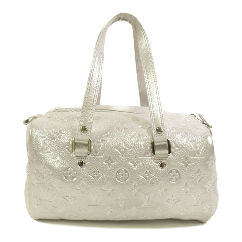 LOUIS VUITTON Monogram Shimmer Comet Boston Bag銀扣肩背袋-1
