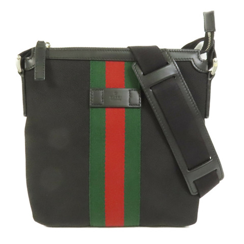 GUCCI 帆布Ophidia Messenger銀扣肩背袋