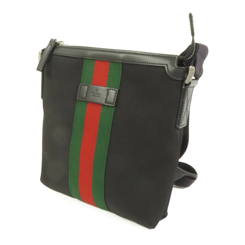 GUCCI 帆布Ophidia Messenger銀扣肩背袋-2