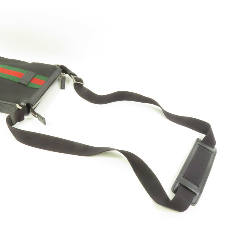 GUCCI 帆布Ophidia Messenger銀扣肩背袋-5