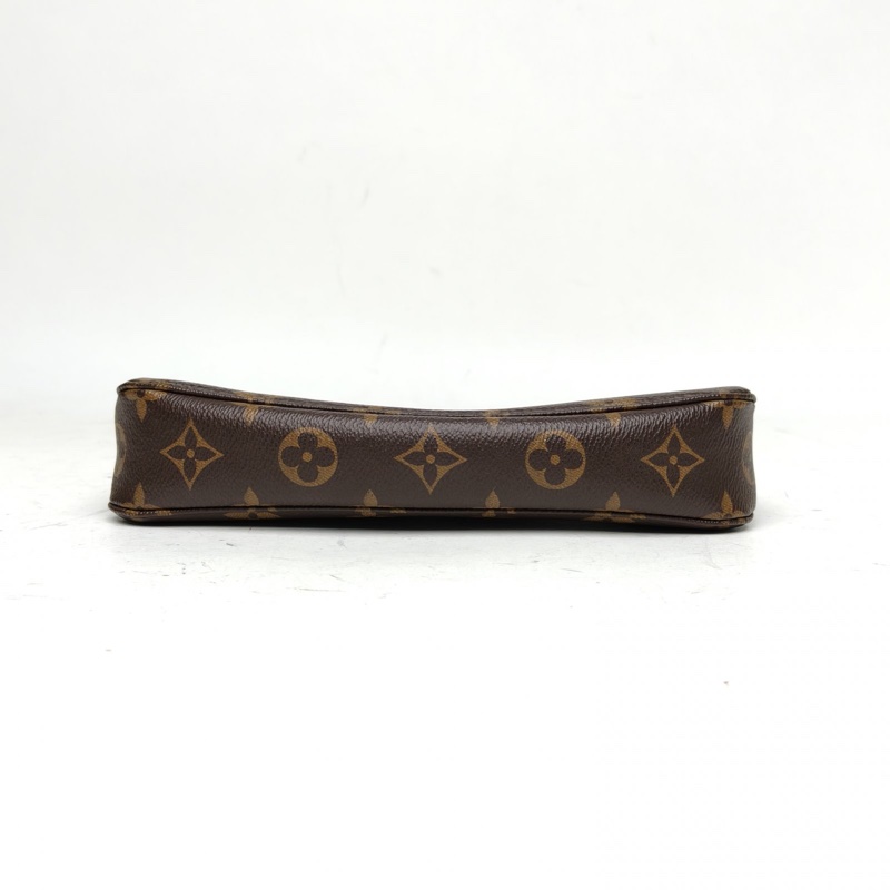 LOUIS VUITTON Pochette大麻將包老花PVC金扣2020-3