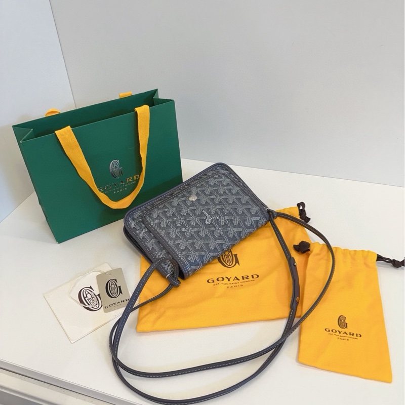 【99新🆕】Goyard plumet woc 灰色 信封包 斜挎包-4