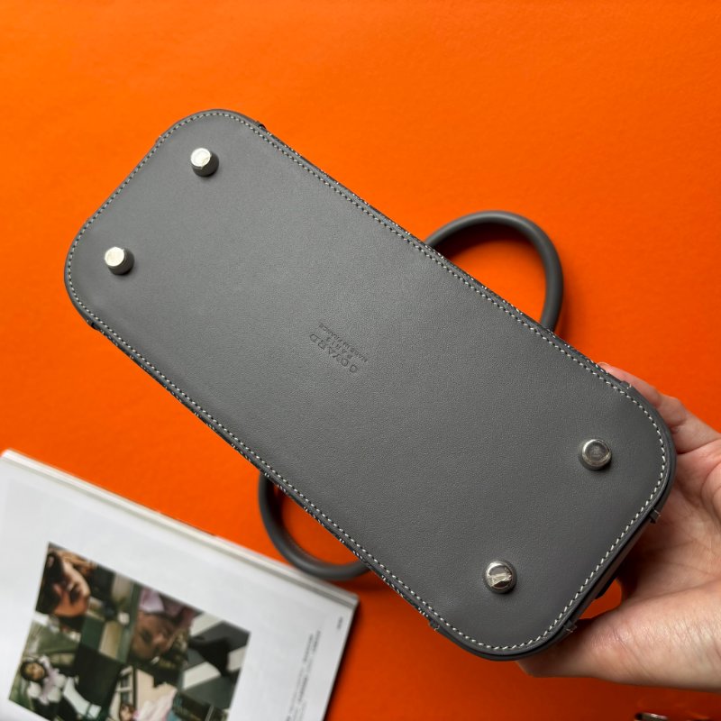 ::GOYARD:: Vendome MINI 灰色老花圖騰帆布手提/斜背貝殼包-3