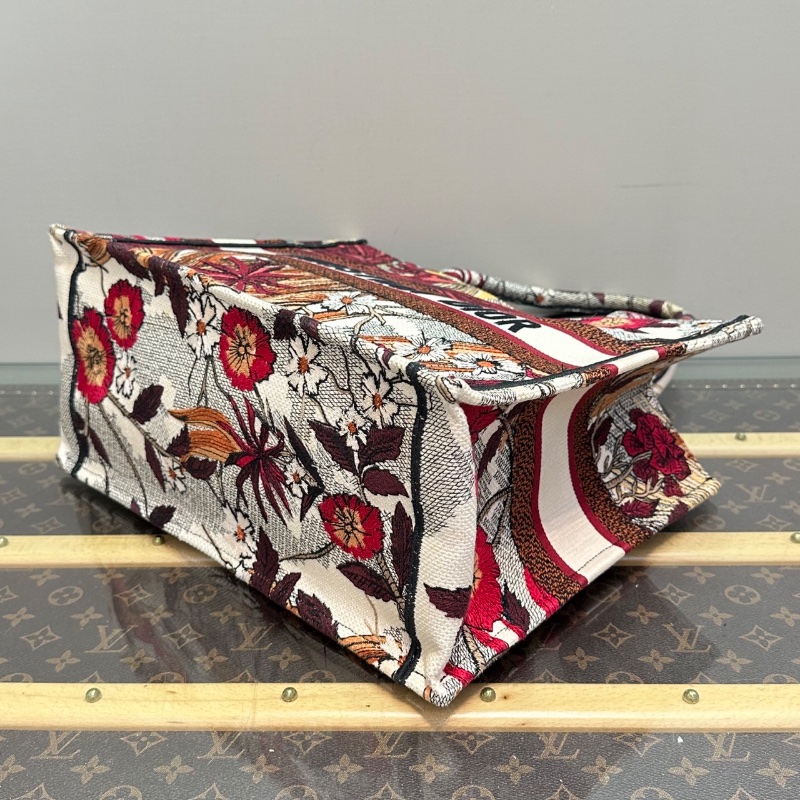 DIOR 鳳凰刺繡中號手提托特包36*27.5*16.5 98新配件塵袋-4