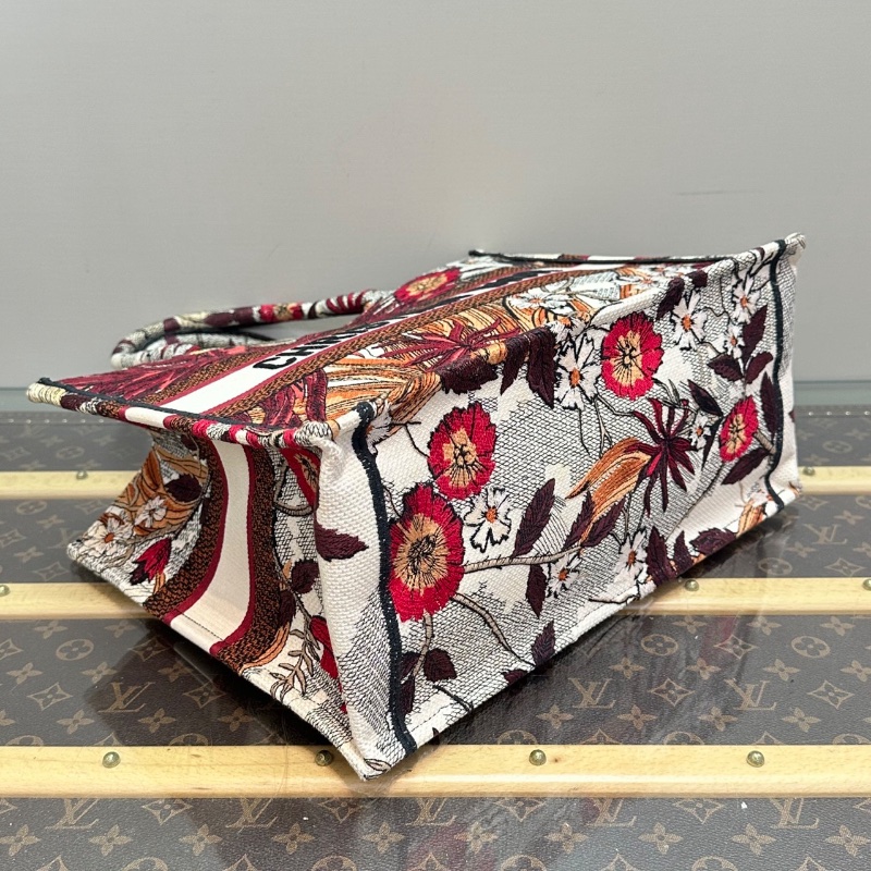 DIOR 鳳凰刺繡中號手提托特包36*27.5*16.5 98新配件塵袋-6