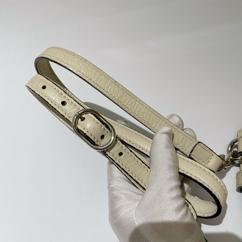 Gucci古馳 Bamboo daily竹節扣包小號奶白色 尺寸:27*19*9cm-3