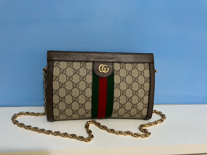 GUCCI Ophidia 鏈條包 夾子包-6