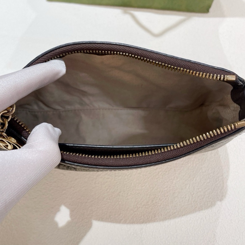 Gucci/古馳 新款ophidia腋下包,23年購入,新款雙G拉鍊,雙肩帶尺寸:25x15.5x6 附件:塵袋 23年-5