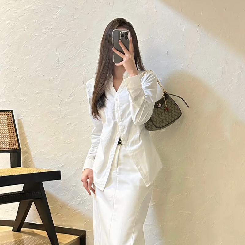 Gucci/古馳 新款ophidia腋下包,23年購入,新款雙G拉鍊,雙肩帶尺寸:25x15.5x6 附件:塵袋 23年-6