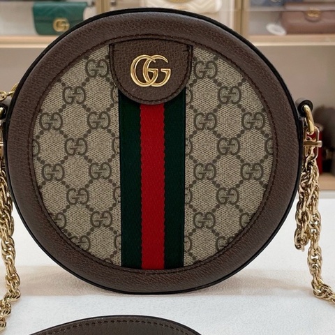 Gucci 古馳 經典ophidia圓餅 尺寸：18*4.5*18cm （無附件