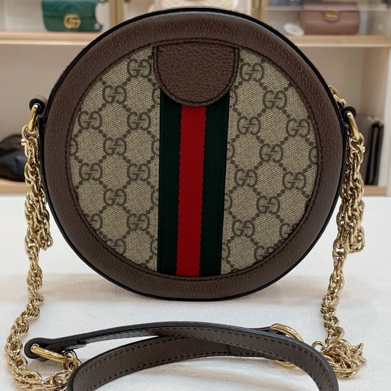Gucci 古馳 經典ophidia圓餅 尺寸：18*4.5*18cm （無附件-1