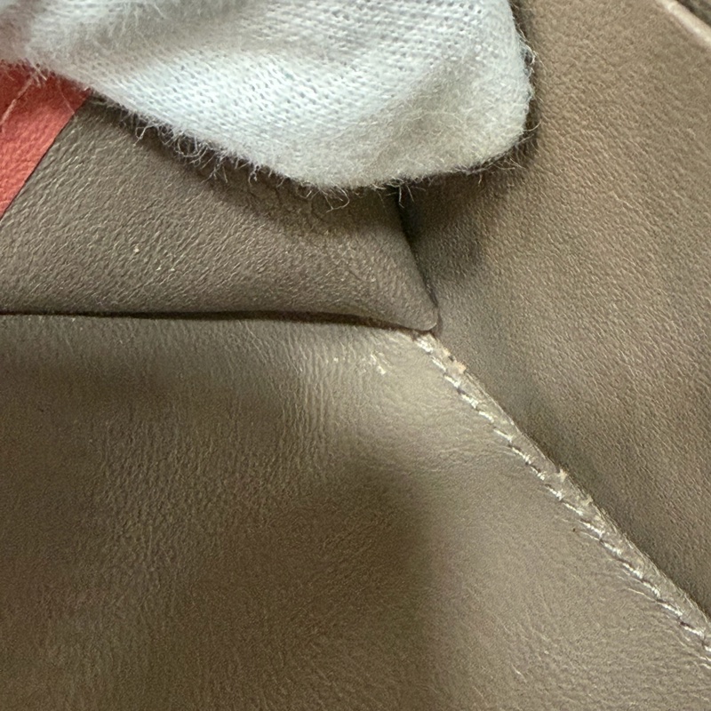 BOTTEGA VENETA BV 粉橘 編織 小羊皮 釦式 發財 長夾-50