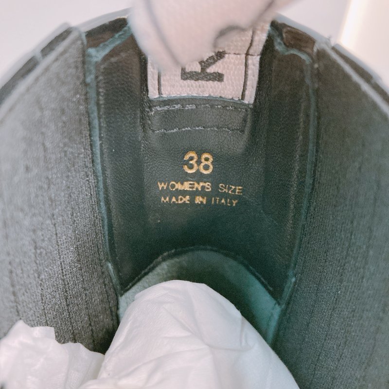 MS0610 Roger Vivier 羅傑 維維亞  皮革 切爾西靴 踝靴 黑色 金扣 Chelsea Viv' Ankle Boot Size 38 Patent Calfskin Black x GHW-12