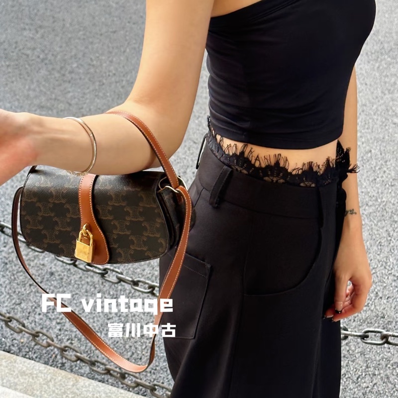 🈶購證 #99新閒置 Celine鎖頭腋下包 Lisa同款🔥-2