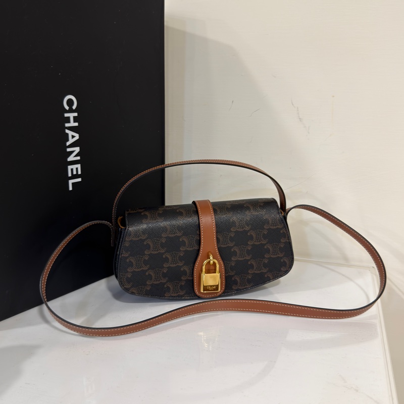 🈶購證 #99新閒置 Celine鎖頭腋下包 Lisa同款🔥-4